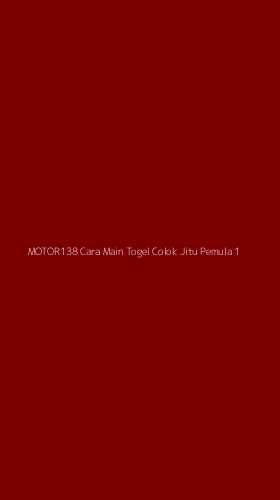 Tampilan Antarmuka Aplikasi Motor138 Cara Main Togel Colok Jitu Pemula - 1