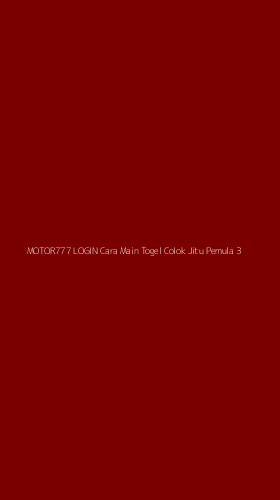 Tampilan Antarmuka Aplikasi Motor777 Login Cara Main Togel Colok Jitu Pemula - 3