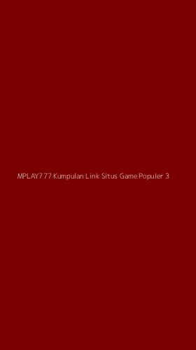 Tampilan Antarmuka Aplikasi Mplay777 Kumpulan Link Situs Game Populer - 3