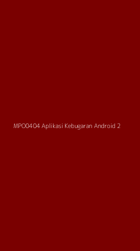 Tampilan Antarmuka Aplikasi Mpo0404 Aplikasi Kebugaran Android - 2