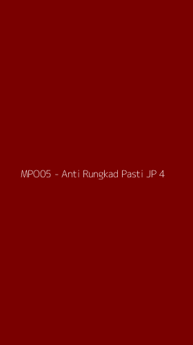 Tampilan Antarmuka Aplikasi MPO05 - Anti Rungkad Pasti JP - 4