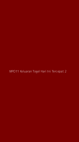 Tampilan Antarmuka Aplikasi Mpo11 Keluaran Togel Hari Ini Tercepat - 2