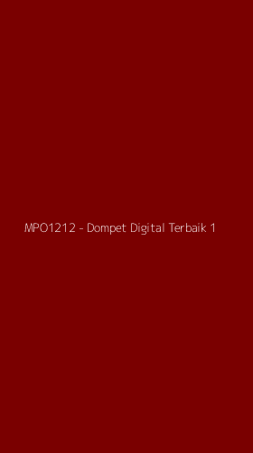 Tampilan Antarmuka Aplikasi MPO1212 - Dompet Digital Terbaik - 1