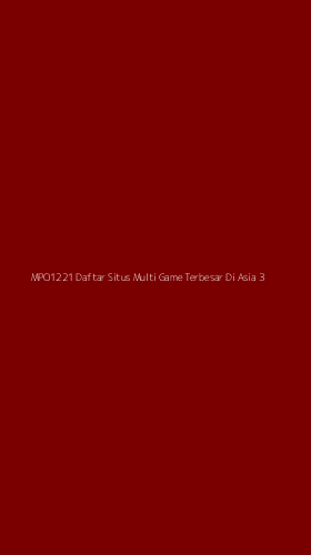 Tampilan Antarmuka Aplikasi Mpo1221 Daftar Situs Multi Game Terbesar Di Asia - 3