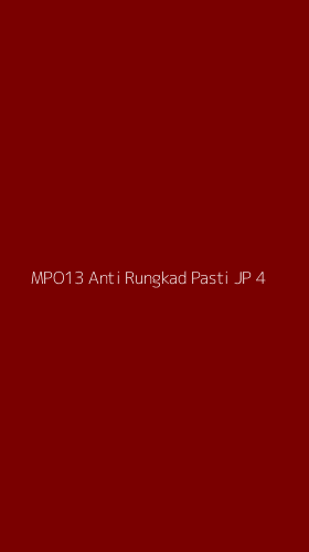 Tampilan Antarmuka Aplikasi Mpo13 Anti Rungkad Pasti Jp - 4
