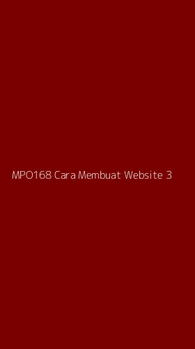 Tampilan Antarmuka Aplikasi Mpo168 Cara Membuat Website - 3
