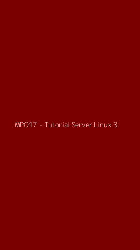 Tampilan Antarmuka Aplikasi MPO17 - Tutorial Server Linux - 3