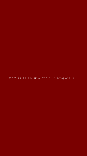 Tampilan Antarmuka Aplikasi Mpo1881 Daftar Akun Pro Slot Internasional - 3