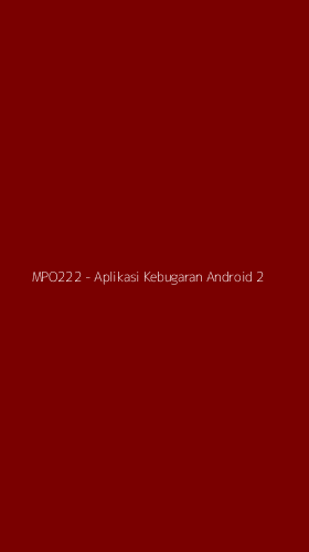 Tampilan Antarmuka Aplikasi MPO222 - Aplikasi Kebugaran Android - 2