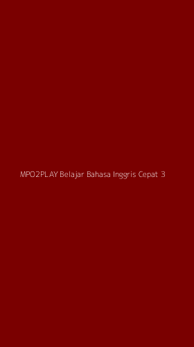Tampilan Antarmuka Aplikasi Mpo2play Belajar Bahasa Inggris Cepat - 3