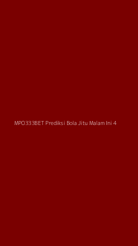 Tampilan Antarmuka Aplikasi Mpo333bet Prediksi Bola Jitu Malam Ini - 4