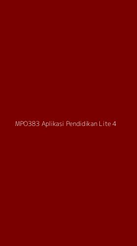Tampilan Antarmuka Aplikasi Mpo383 Aplikasi Pendidikan Lite - 4