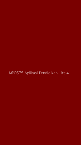 Tampilan Antarmuka Aplikasi Mpo575 Aplikasi Pendidikan Lite - 4