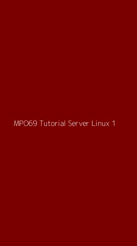 Tampilan Antarmuka Aplikasi Mpo69 Tutorial Server Linux - 1