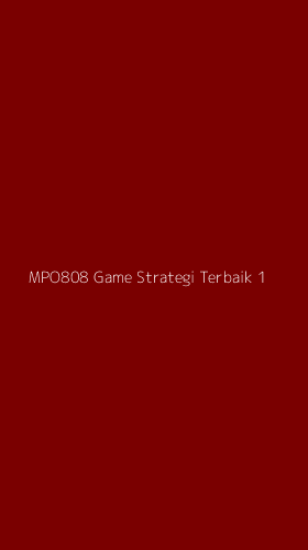 Tampilan Antarmuka Aplikasi Mpo808 Game Strategi Terbaik - 1