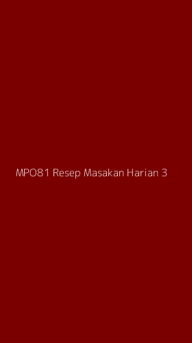 Tampilan Antarmuka Aplikasi Mpo81 Resep Masakan Harian - 3