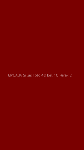 Tampilan Antarmuka Aplikasi Mpoaja Situs Toto 4d Bet 10 Perak - 2