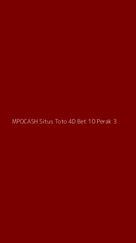 Tampilan Antarmuka Aplikasi Mpocash Situs Toto 4d Bet 10 Perak - 3