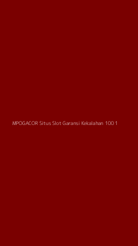 Tampilan Antarmuka Aplikasi Mpogacor Situs Slot Garansi Kekalahan 100 - 1