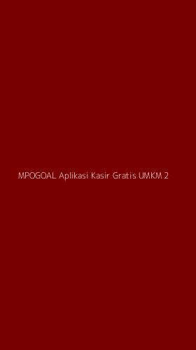 Tampilan Antarmuka Aplikasi Mpogoal Aplikasi Kasir Gratis Umkm - 2