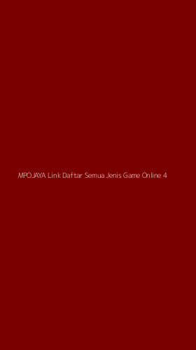 Tampilan Antarmuka Aplikasi Mpojaya Link Daftar Semua Jenis Game Online - 4