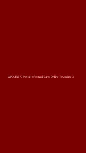 Tampilan Antarmuka Aplikasi Mpoline77 Portal Informasi Game Online Terupdate - 3