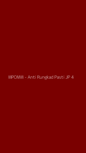 Tampilan Antarmuka Aplikasi MPOMM - Anti Rungkad Pasti JP - 4