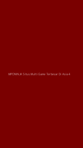 Tampilan Antarmuka Aplikasi Mponinja Situs Multi Game Terbesar Di Asia - 4