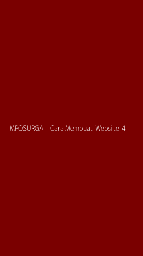 Tampilan Antarmuka Aplikasi MPOSURGA - Cara Membuat Website - 4
