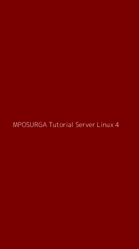 Tampilan Antarmuka Aplikasi Mposurga Tutorial Server Linux - 4