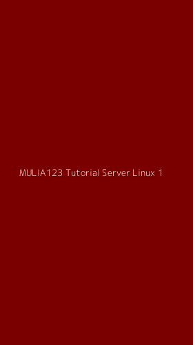 Tampilan Antarmuka Aplikasi Mulia123 Tutorial Server Linux - 1
