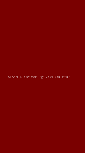 Tampilan Antarmuka Aplikasi Musang4d Cara Main Togel Colok Jitu Pemula - 1