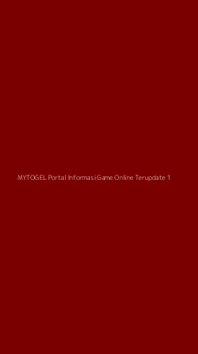 Tampilan Antarmuka Aplikasi Mytogel Portal Informasi Game Online Terupdate - 1