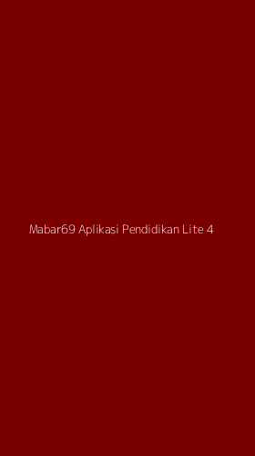 Tampilan Antarmuka Aplikasi Mabar69 Aplikasi Pendidikan Lite - 4