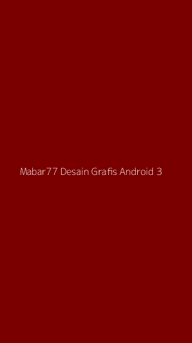 Tampilan Antarmuka Aplikasi Mabar77 Desain Grafis Android - 3