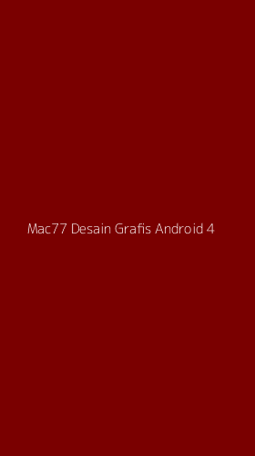 Tampilan Antarmuka Aplikasi Mac77 Desain Grafis Android - 4