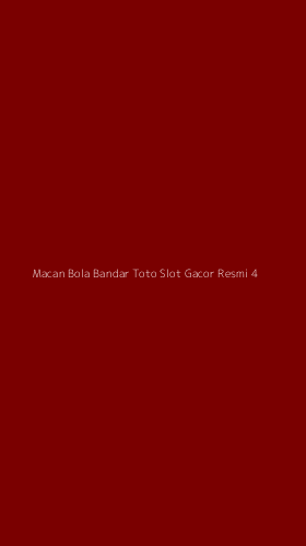 Tampilan Antarmuka Aplikasi Macan Bola Bandar Toto Slot Gacor Resmi - 4