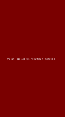 Tampilan Antarmuka Aplikasi Macan Toto Aplikasi Kebugaran Android - 4