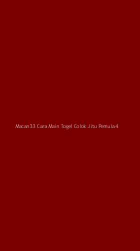 Tampilan Antarmuka Aplikasi Macan33 Cara Main Togel Colok Jitu Pemula - 4