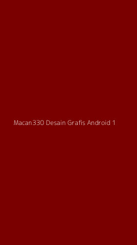 Tampilan Antarmuka Aplikasi Macan330 Desain Grafis Android - 1