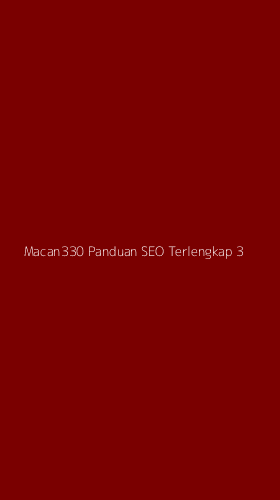 Tampilan Antarmuka Aplikasi Macan330 Panduan Seo Terlengkap - 3