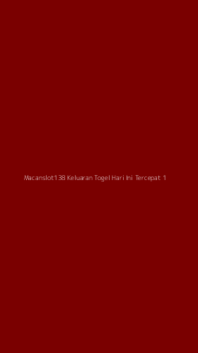 Tampilan Antarmuka Aplikasi Macanslot138 Keluaran Togel Hari Ini Tercepat - 1