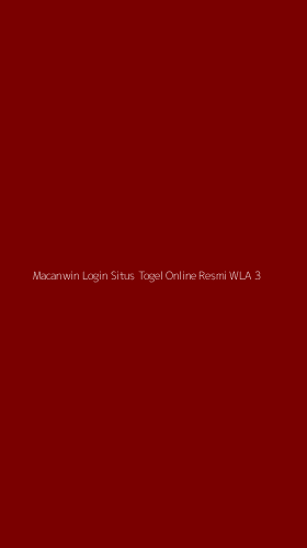 Tampilan Antarmuka Aplikasi Macanwin Login Situs Togel Online Resmi Wla - 3