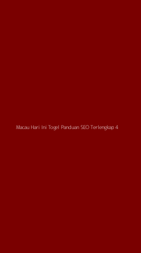 Tampilan Antarmuka Aplikasi Macau Hari Ini Togel Panduan Seo Terlengkap - 4