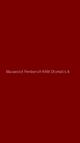 Tampilan Antarmuka Aplikasi Macawslot Pembersih Ram Otomatis - 4