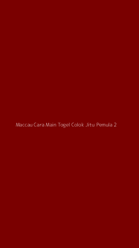 Tampilan Antarmuka Aplikasi Maccau Cara Main Togel Colok Jitu Pemula - 2
