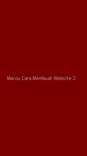 Tampilan Antarmuka Aplikasi Macou Cara Membuat Website - 2