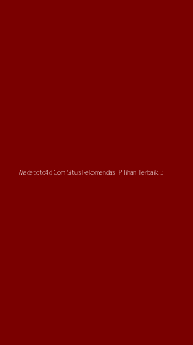 Tampilan Antarmuka Aplikasi Madetoto4d Com Situs Rekomendasi Pilihan Terbaik - 3