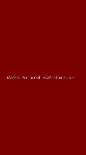 Tampilan Antarmuka Aplikasi Madrid Pembersih Ram Otomatis - 3