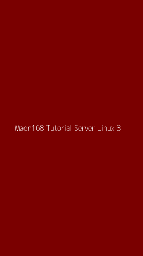 Tampilan Antarmuka Aplikasi Maen168 Tutorial Server Linux - 3